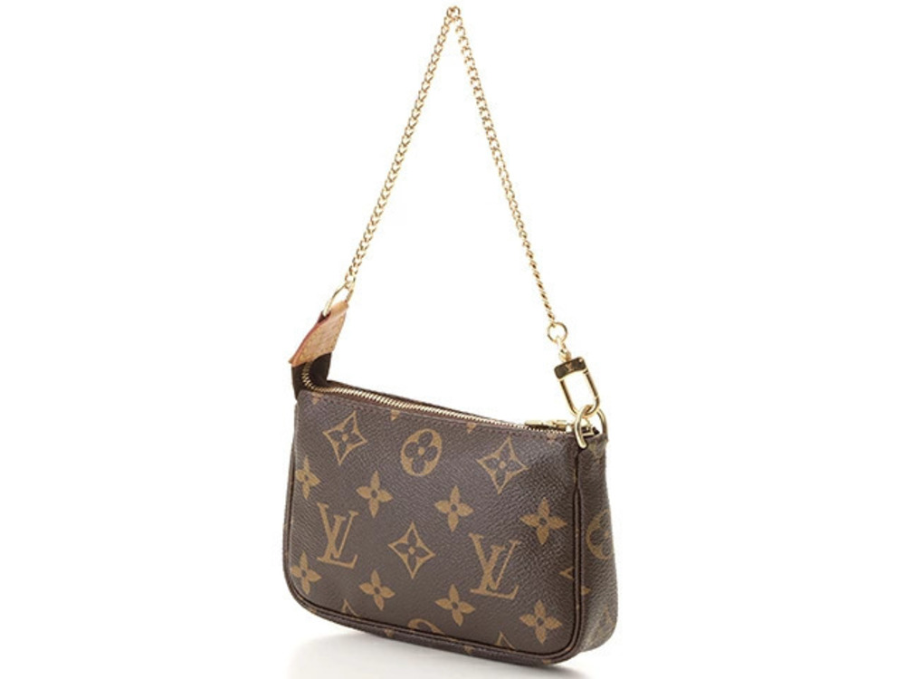 Louis Vuitton Pochette Monogram Accessoires Handbag Brown